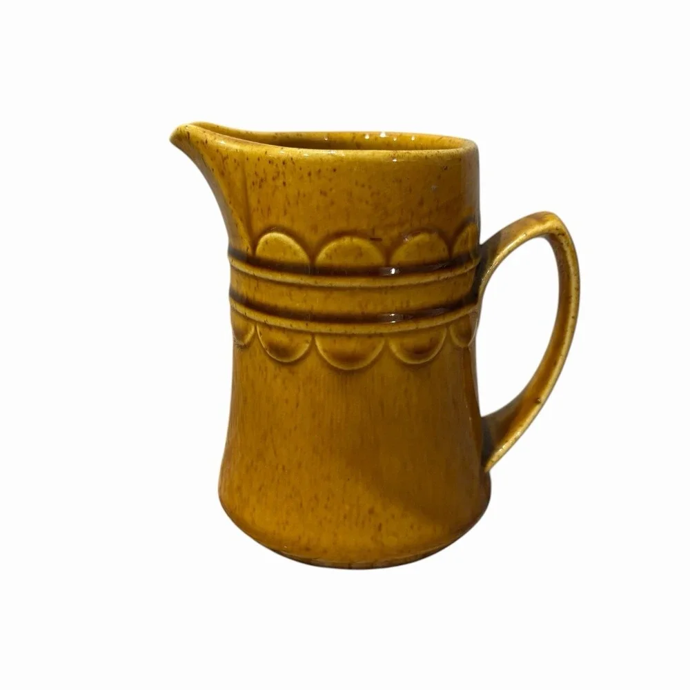 Vintage‎ 1970s Homer Laughlin Golden Harvest Creamer Pitcher 4 1/4